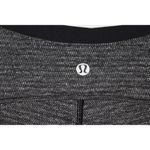 Lululemon Womens Base Runner Long Sleeve Black Grey Crew Neck Sweater Top Size M Photo 2