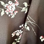 Abercrombie & Fitch Wrap Dress Floral Ruffle Surplice V Neck Black XSmall Photo 1