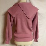 Vintage 70s oversized collar salmon sweater Pink Photo 8