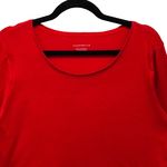 Charter Club ‎ Pima Christmas Top Red Large Photo 2