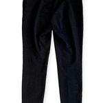 Eileen Fisher Stretch Ponte Pants, womens small black slim fit side zip bottoms Photo 3