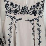 For Love & Lemons new Niccola Blush Embroidered Cutout Long Sleeve Mini Dress Photo 3