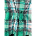 Aeropostale 5----  Cotton Green Plaid Button Up Long Sleeve Top Size Medium NWT Photo 7