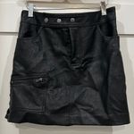 Romeo + Juliet Couture Faux Leather Skirt Photo 1