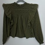 Maje  Linode Eyelet Cotton Top Size 1 Photo 8