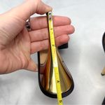 Giuseppe Zanotti Vintage Y2K Leather Flower Silk Platform Mule Sandal Heel Black Photo 13