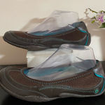 Hush Puppies  Women's Brown and Teal Flats Photo 0