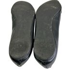 Jack Rogers  Waverly Ballet Flat Shoes Loafer Black Leather Navajo Size 9 Photo 6