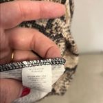 Olivia Rae  Brown snake print Patterned Dress medium mock turtleneck Photo 2