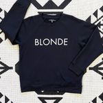 Brunette The Label "BLONDE" Classic Crew
Neck Sweatshirt L/XL Photo 2