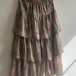 MINKPINK Boutique Green Midi Skirt Photo 1