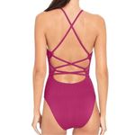 Robin Piccone New.  Fuschia Swimsuit. Size 4. Retails $159 Photo 4