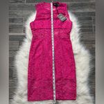 NWT NBD X Naven Lace Dahlia Dress in Pink Glo Size XS Photo 9