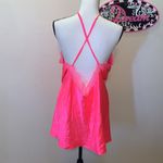 Victoria's Secret Victoria’s Secret bright pink sexy lace babydoll lingerie Photo 4