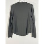 Triple Aught Gray Button Merino Wool Womens Long Sleeve Pullover Size Large Photo 2