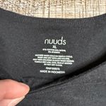 nuuds Classic crewneck tank Black Bodysuit Size XL Photo 3