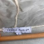 Tempo Paris NWT  100% Silk Ruffle Cardigan Made in Italy S Photo 5