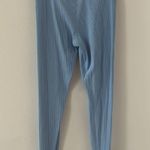 Year Of Ours Women's Baby Blue Ribbed Veronica Legging Size Large Photo 4
