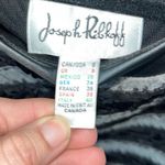 Joseph Ribkoff  Sleeveless Dress Textured with a Leather-Trimmed Neckline Photo 3