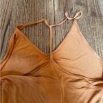 Lululemon Modal Silk Yoga Tank Autumn Orange Size 6 Photo 5