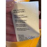 Anthropologie  Shirt Women Extra Small Yellow‎ Ribbed Knit One Shoulder Tank Top Photo 10