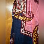 Talbots  Paisley Scarf Abstract All-Over Print Modal Colorful Travel Office NWT Photo 6