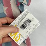 LuLaRoe NWT Amy Stars & Stripes Oversized Boxy Short Sleeved Button Down Shirt Photo 6