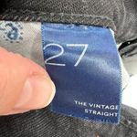Pilcro Anthropologie  Vintage Straight‎ Distressed Jeans Black 27 Photo 4