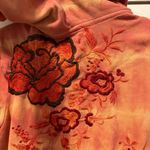 Free People Vintage  Floral Embroidered Sweatshirt Photo 6