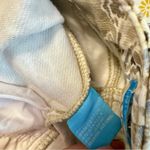 J. McLaughlin NWOT Lexi Jeans Sz 2 Stretch Denim Tan Blue Paisley Print Ret: $198 Photo 3