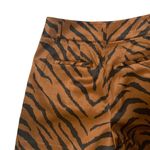 White House | Black Market | 5 Inch Satin Tiger Print Shorts No Belt Size 8 Photo 8