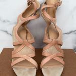 Balenciaga leather and suede ankle-wrap gladiator sandal size IT 39 US 9 Photo 2