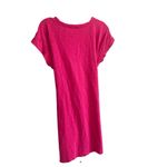 J.Crew women’s pink cotton belted T-Shirt Dress Size Large. Perfect summer dress Photo 1