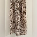 Nordstrom Rack NWT Mauby Satin Wrap Dress Dark Brown Giraffe / Size M Photo 10