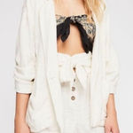 Free People Oversized Textured Blazer Size S Photo 0