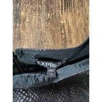 EXPRESS Womens 8 Skort Black Silver Snakeskin Skirted Shorts Asymmetrical NWT Photo 2