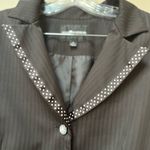 Sag Harbor Vintage Women’s Plus Size  Black Floral Polka Dot Blazer Jacket Sz 18 Photo 5