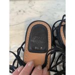 Stuart Weitzman  Nieta Shoes Womens Size 8.5 Tan Black Lace Up Flat Leather Sanda Photo 3