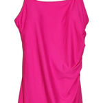 ALEUMDR Hot Pink Swim Dress NWOT Size Large Pink Swimsuit with Attached Shorts Photo 0
