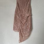 House Of CB  ‘ Czarina’‎ Beige Mini Strapless Lace dress NWOT size XS Photo 3