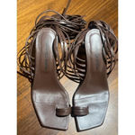 A'mmonde Atelier Aria 75 Multi Strap High Heels in Brown 37 7 Womens Sandals Size 6 Photo 4