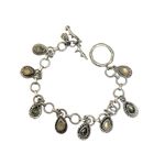 Lucky Brand abalone teardrop charm bracelet Photo 0