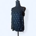 Aeropostale Black vintage 2000s  polka dot baby doll top Size Small Photo 5