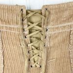 Cordelia Corduroy Patchwork Long Length Maxi Skirt Y2K Boho Hippie Size Medium Tan Photo 5