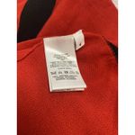 Tomas Maier Cotton Red Black Short Back‎ Long Front Asymmetrical Cardigan Sz 4 Photo 5