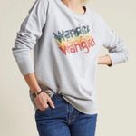 Wrangler x ModCloth Sweatshirt XS Pullover Vintage Text Graphic Long Sleeve Photo 3
