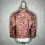Lilly Pulitzer Women's Pink 3/4 Sleeves Tweed Three Button Blazer Jacket Photo 1