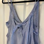 Lulus Cute  tank top blue & white striped Photo 3