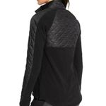 Athleta  Pullover 1/4 Zip Black Pullover Quilted Panels Small Photo 9