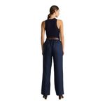 Quince  100% European Linen Pleated Trouser Women’s Size 8 Deep Navy Photo 13